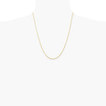 10K Yellow Gold 1.5mm Ultra Diamond-Cut Lightweight Rope Chain Necklace 16"-26" - Product Photo