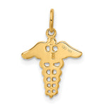 14k Caduceus Charm - Product Photo
