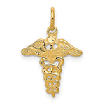 14k Caduceus Charm - Product Photo