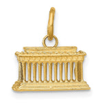 14k Lincoln Memorial Charm - Product Photo