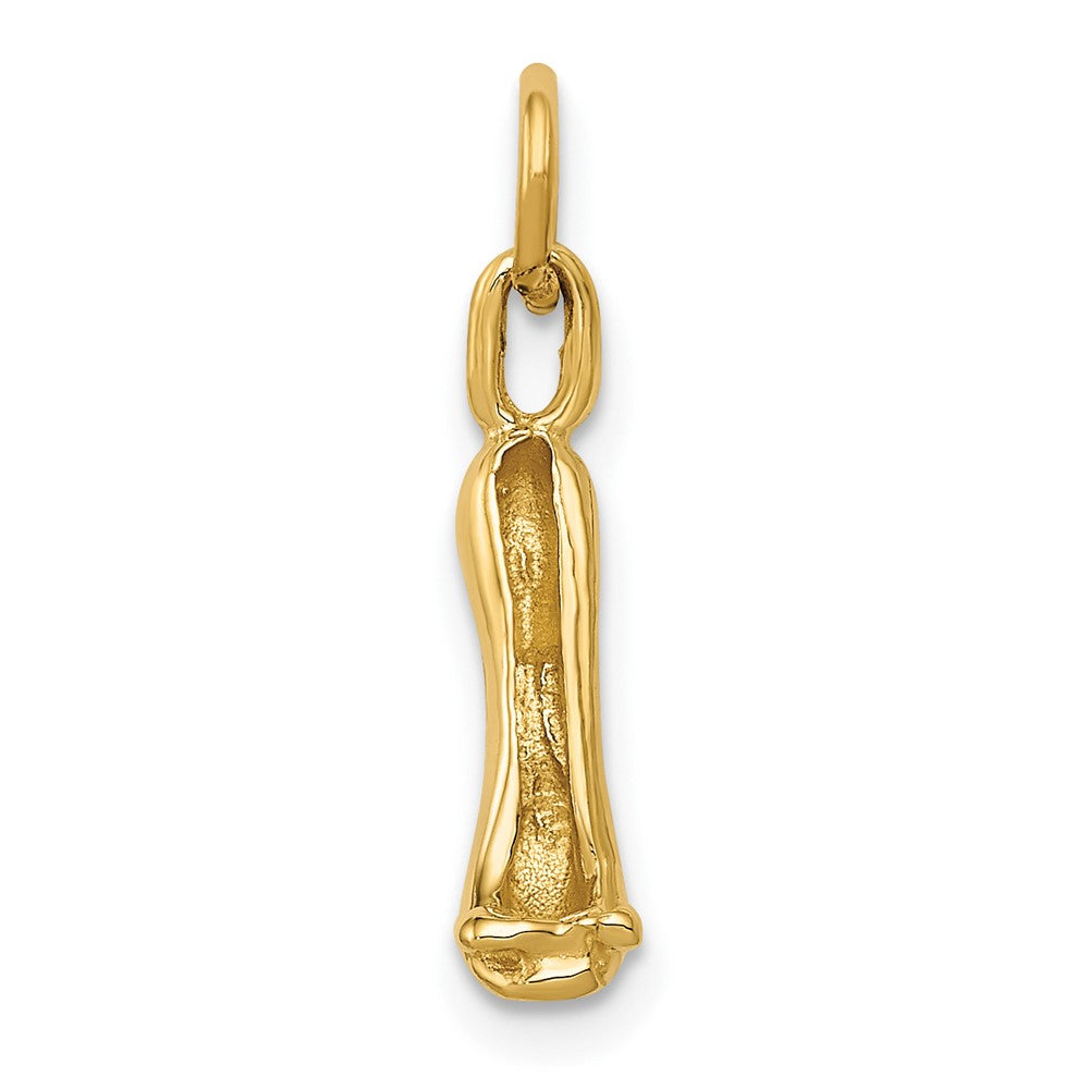 14K  3D High heel shoe Charm - Product Photo