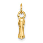 14K  3D High heel shoe Charm - Product Photo