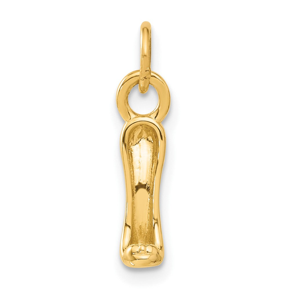 14K  3D High heel shoe Charm - Product Photo