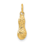 14k 3D Peanut Charm - Product Photo