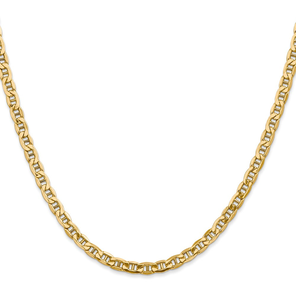 14k 4mm Semi-Solid Anchor Chain - Product Photo