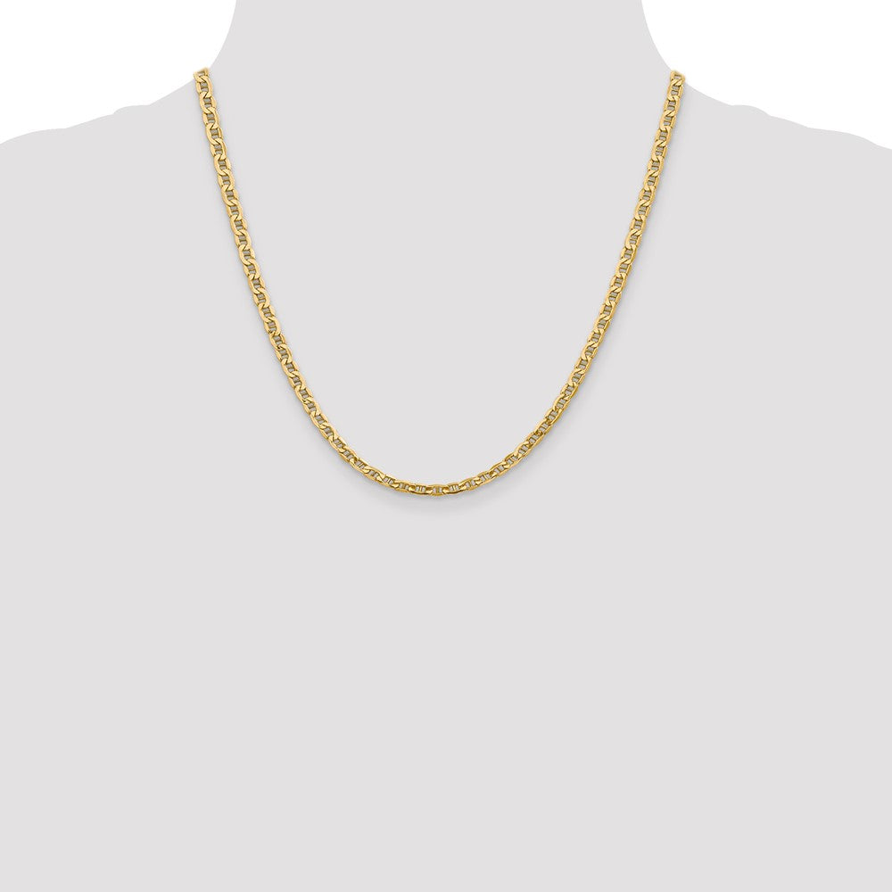 14k 4mm Semi-Solid Anchor Chain - Product Photo