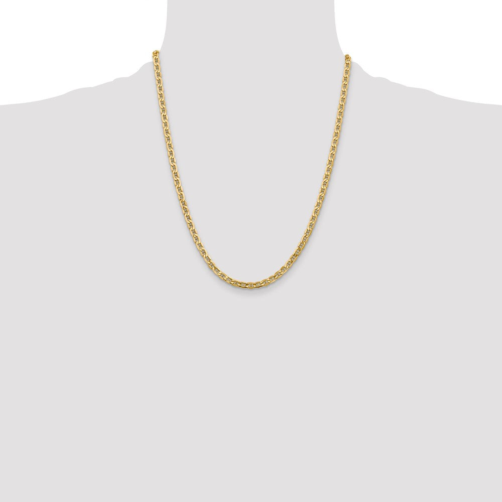 14k 4mm Semi-Solid Anchor Chain - Product Photo