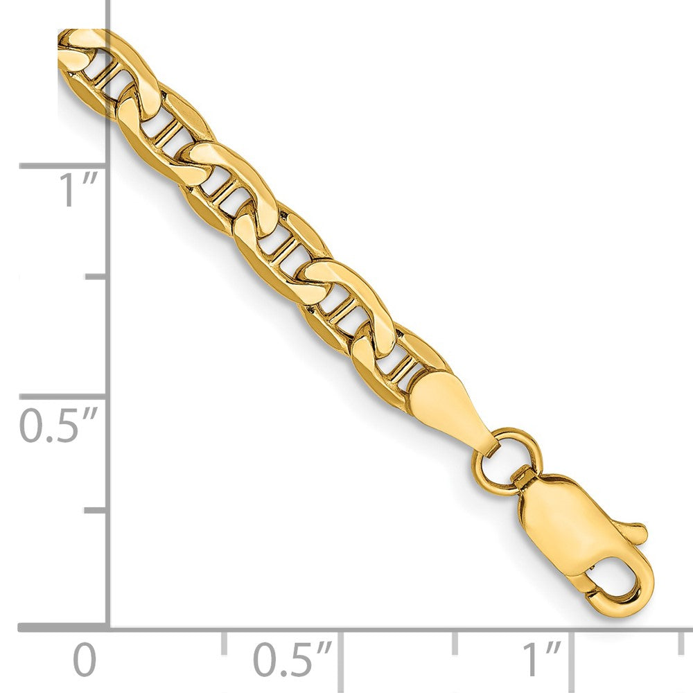14k 4mm Semi-Solid Anchor Chain - Product Photo
