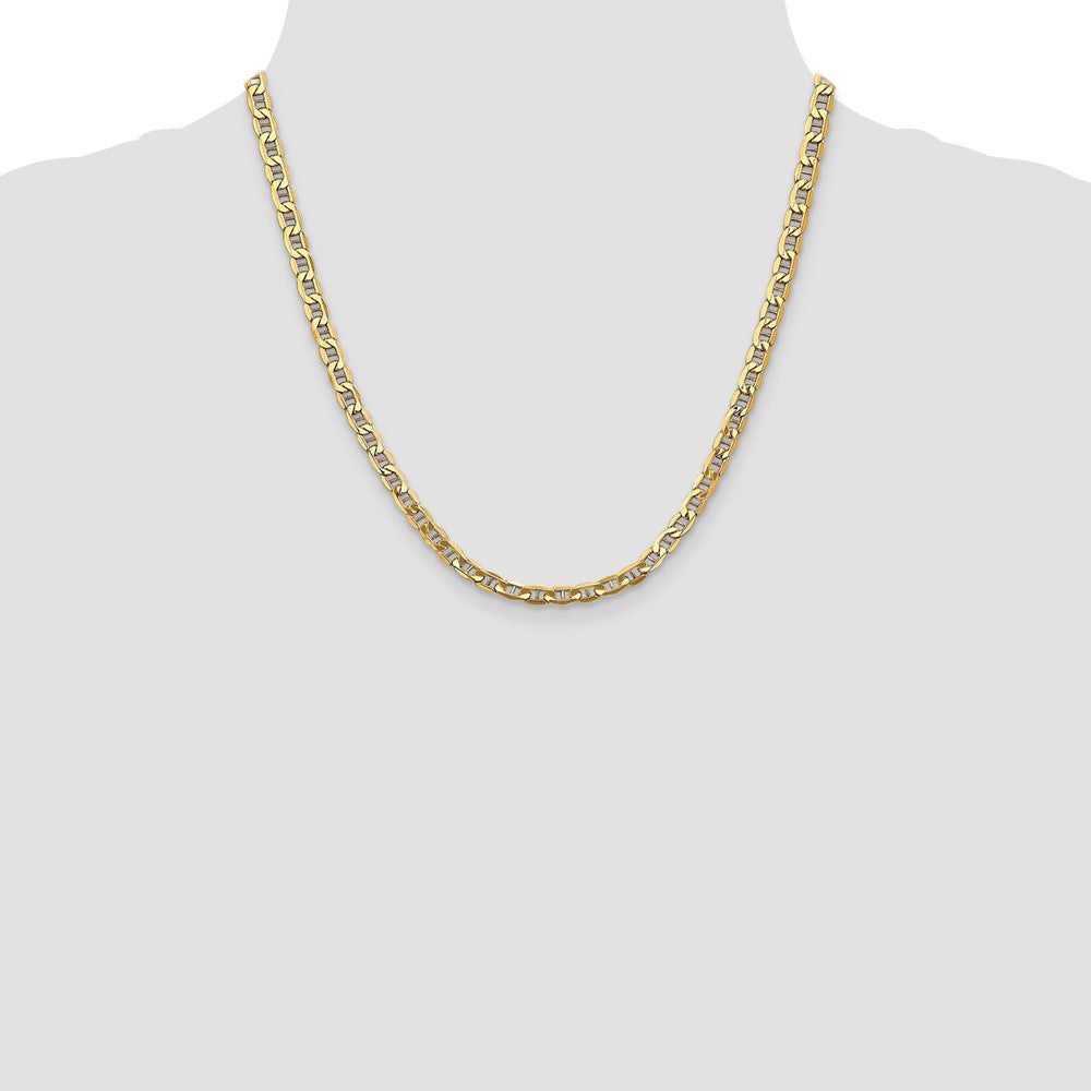 14k 4.75mm Semi-Solid Anchor Chain - Product Photo