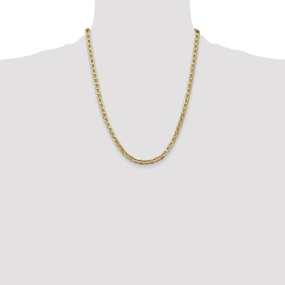 14k 4.75mm Semi-Solid Anchor Chain - Product Photo
