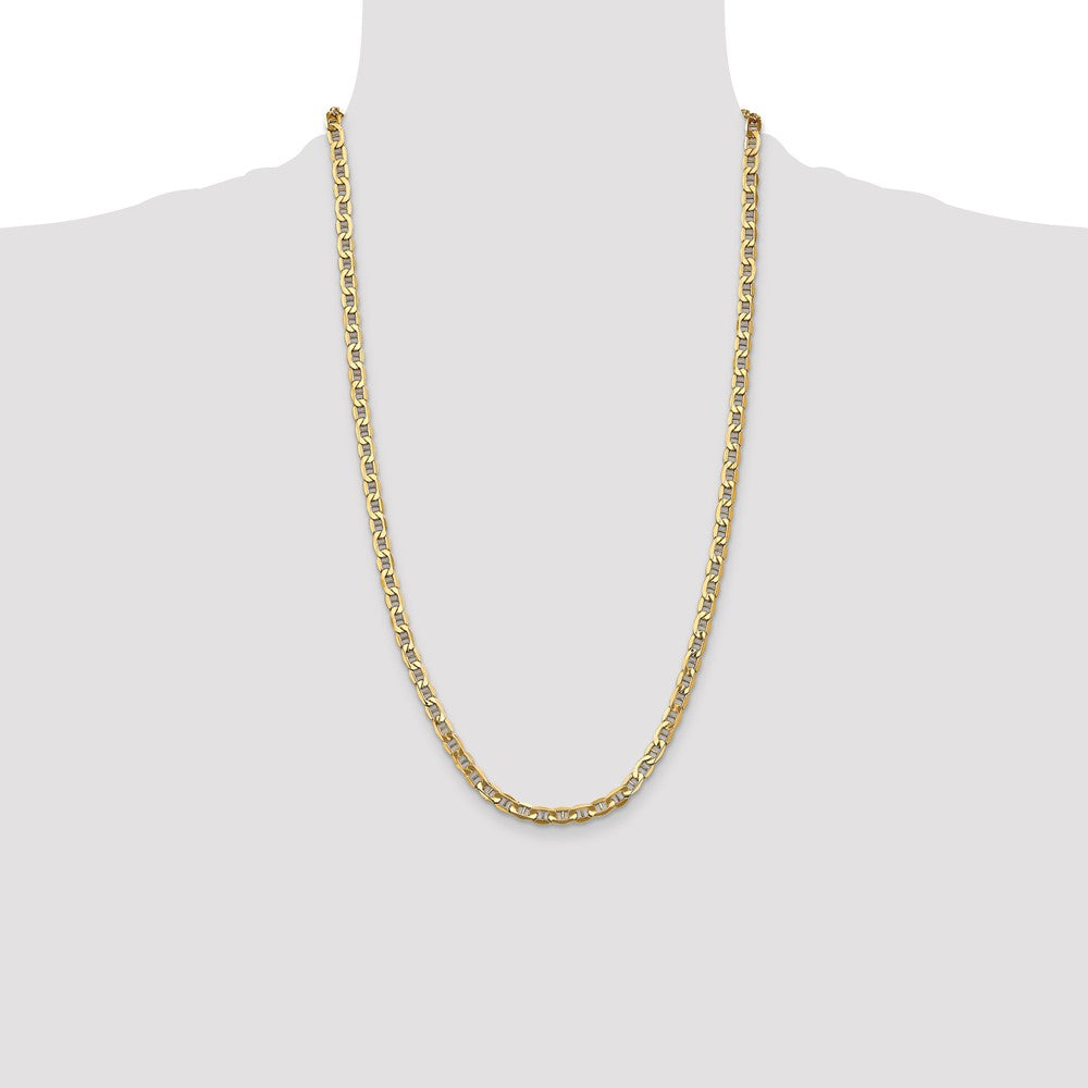 14k 4.75mm Semi-Solid Anchor Chain - Product Photo