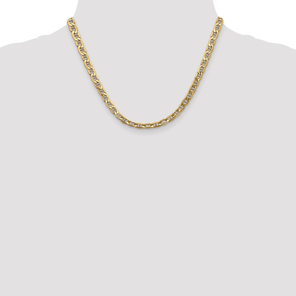 14k 5.5mm Semi-Solid Anchor Chain - Product Photo