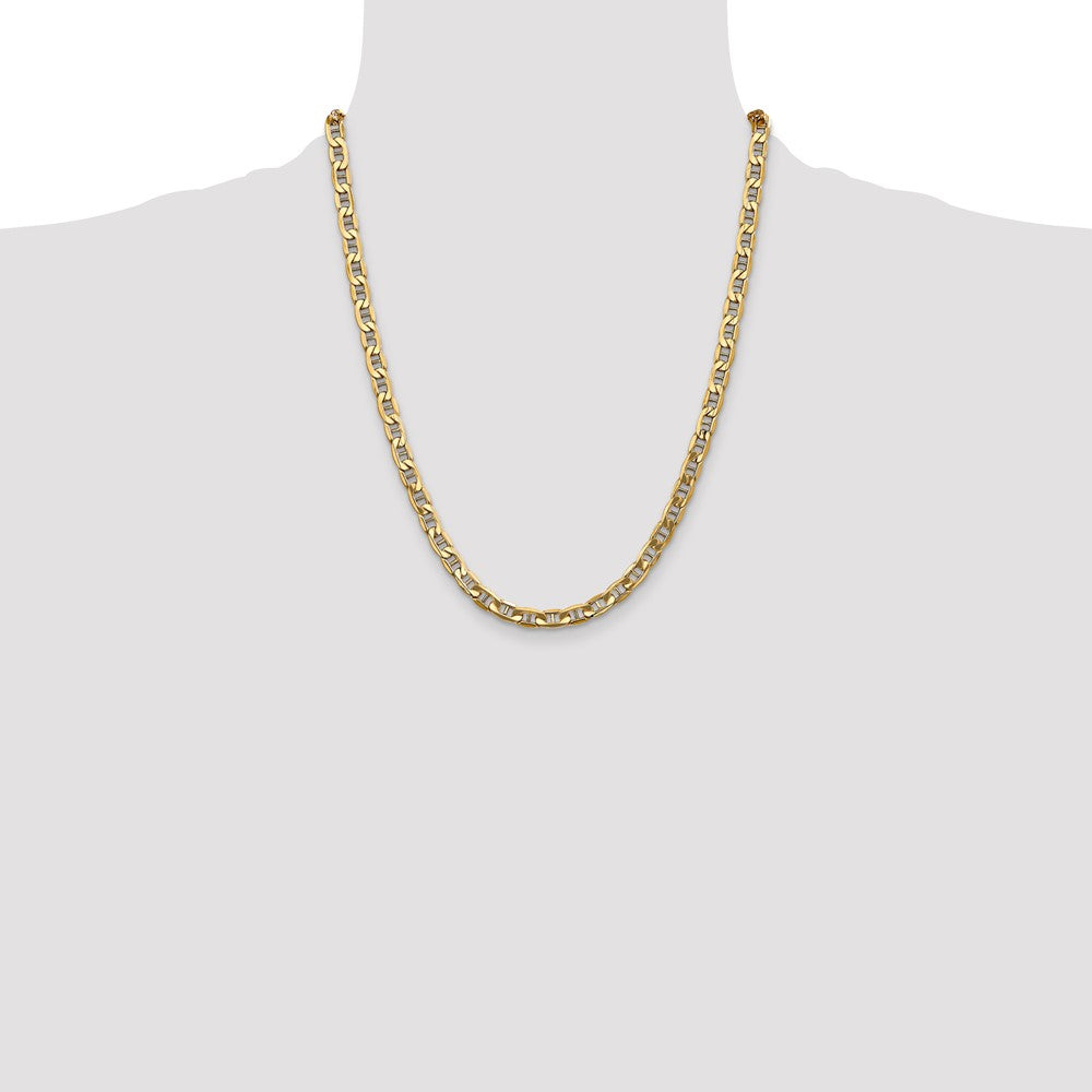 14k 5.5mm Semi-Solid Anchor Chain - Product Photo