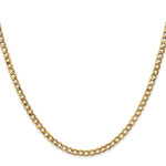 14k 3.35mm Semi-Solid Curb Chain - Product Photo