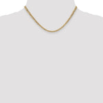 14k 3.35mm Semi-Solid Curb Chain - Product Photo