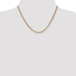 14k 3.35mm Semi-Solid Curb Chain - Product Photo