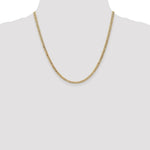 14k 3.35mm Semi-Solid Curb Chain - Product Photo