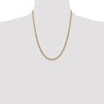 14k 3.35mm Semi-Solid Curb Chain - Product Photo