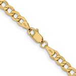 14k 4.3mm Semi-Solid Curb Chain - Product Photo