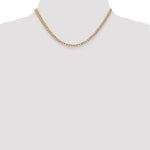 14k 4.3mm Semi-Solid Curb Chain - Product Photo