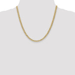 14k 4.3mm Semi-Solid Curb Chain - Product Photo
