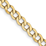 14k 4.3mm Semi-Solid Curb Chain - Product Photo