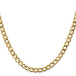14k 5.25mm Semi-Solid Curb Chain - Product Photo