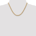 14k 5.25mm Semi-Solid Curb Chain - Product Photo