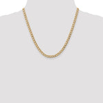14k 5.25mm Semi-Solid Curb Chain - Product Photo
