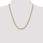 14k 5.25mm Semi-Solid Curb Chain - Product Photo