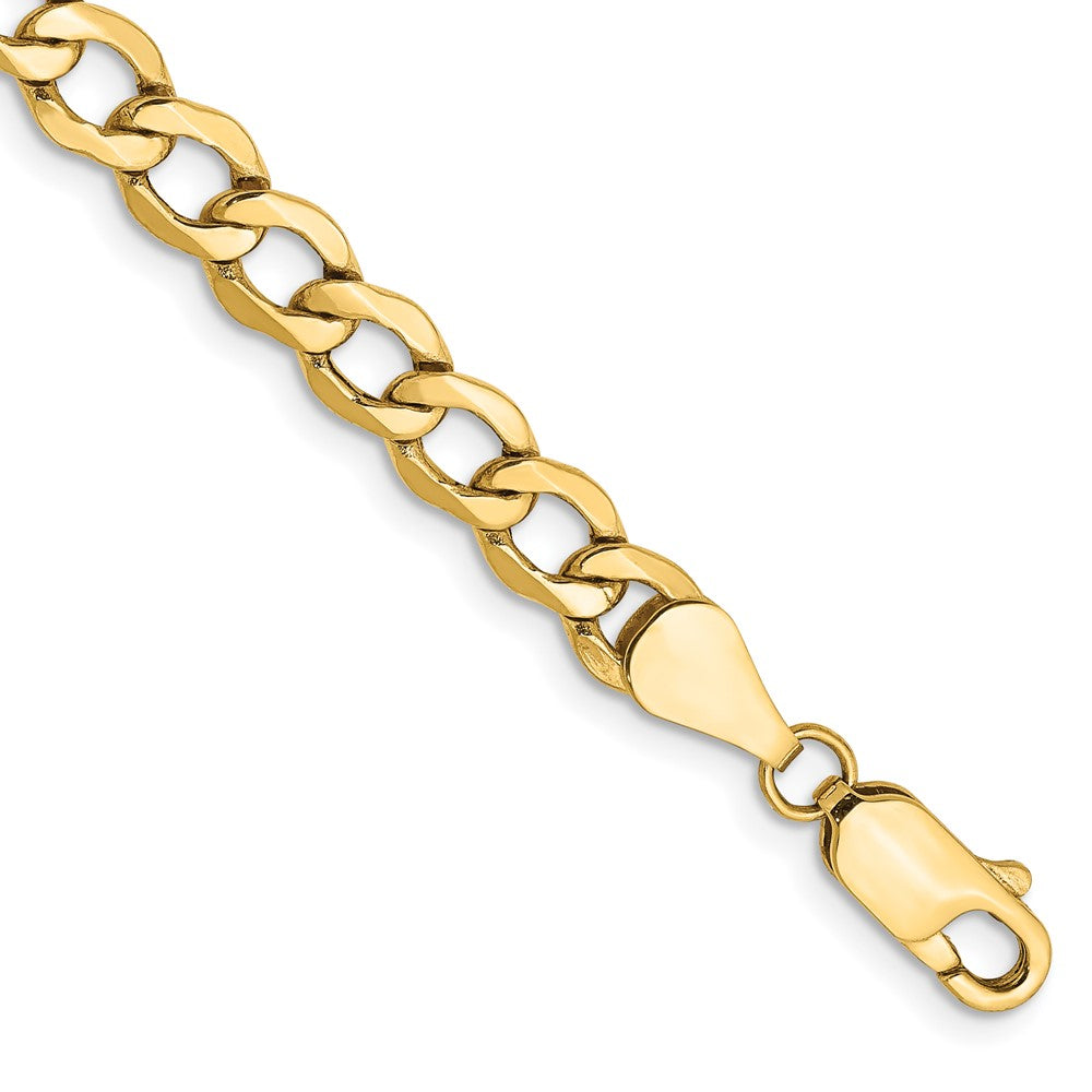 14k 5.25mm Semi-Solid Curb Chain - Product Photo