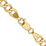 14k 6.5mm Semi-Solid Curb Chain - Product Photo