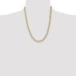 14k 6.5mm Semi-Solid Curb Chain - Product Photo