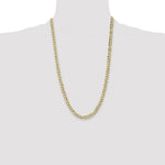 14k 6.5mm Semi-Solid Curb Chain - Product Photo