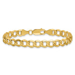14k 6.5mm Semi-Solid Curb Chain - Product Photo