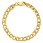 14k 6.5mm Semi-Solid Curb Chain - Product Photo