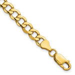14k 6.5mm Semi-Solid Curb Chain - Product Photo