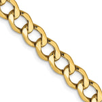 14k 6.5mm Semi-Solid Curb Chain - Product Photo