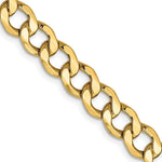 14k 7mm Semi-Solid Curb Chain - Product Photo