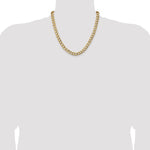 14k 9mm Semi-Solid Curb Chain - Product Photo