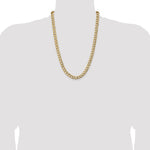 14k 9mm Semi-Solid Curb Chain - Product Photo