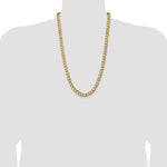 14k 9mm Semi-Solid Curb Chain - Product Photo