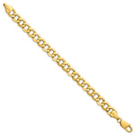 14k 9mm Semi-Solid Curb Chain - Product Photo