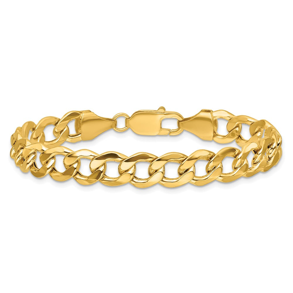 14k 9mm Semi-Solid Curb Chain - Product Photo