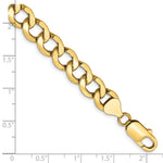 14k 9mm Semi-Solid Curb Chain - Product Photo