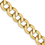 14k 9mm Semi-Solid Curb Chain - Product Photo