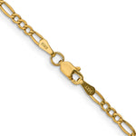 14k 2.5mm Semi-Solid Figaro Chain - Product Photo