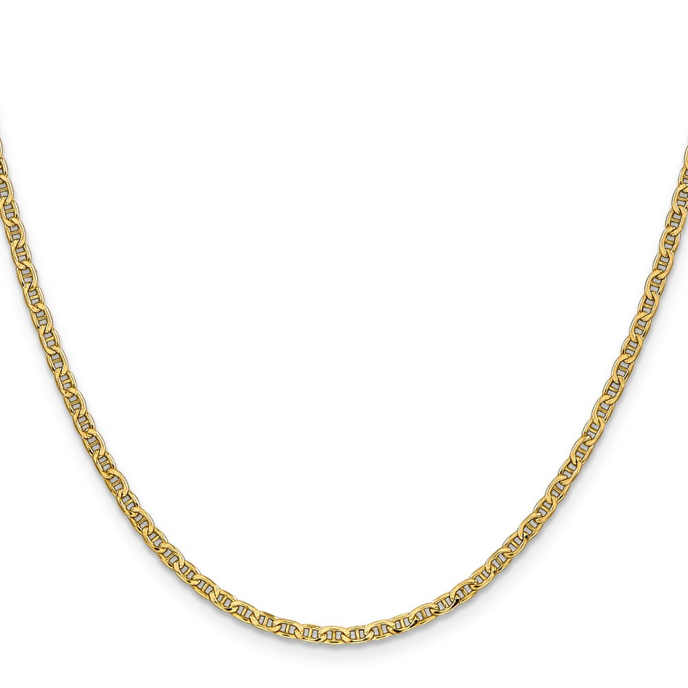 14k 2.4mm Semi-Solid Anchor Chain - Product Photo