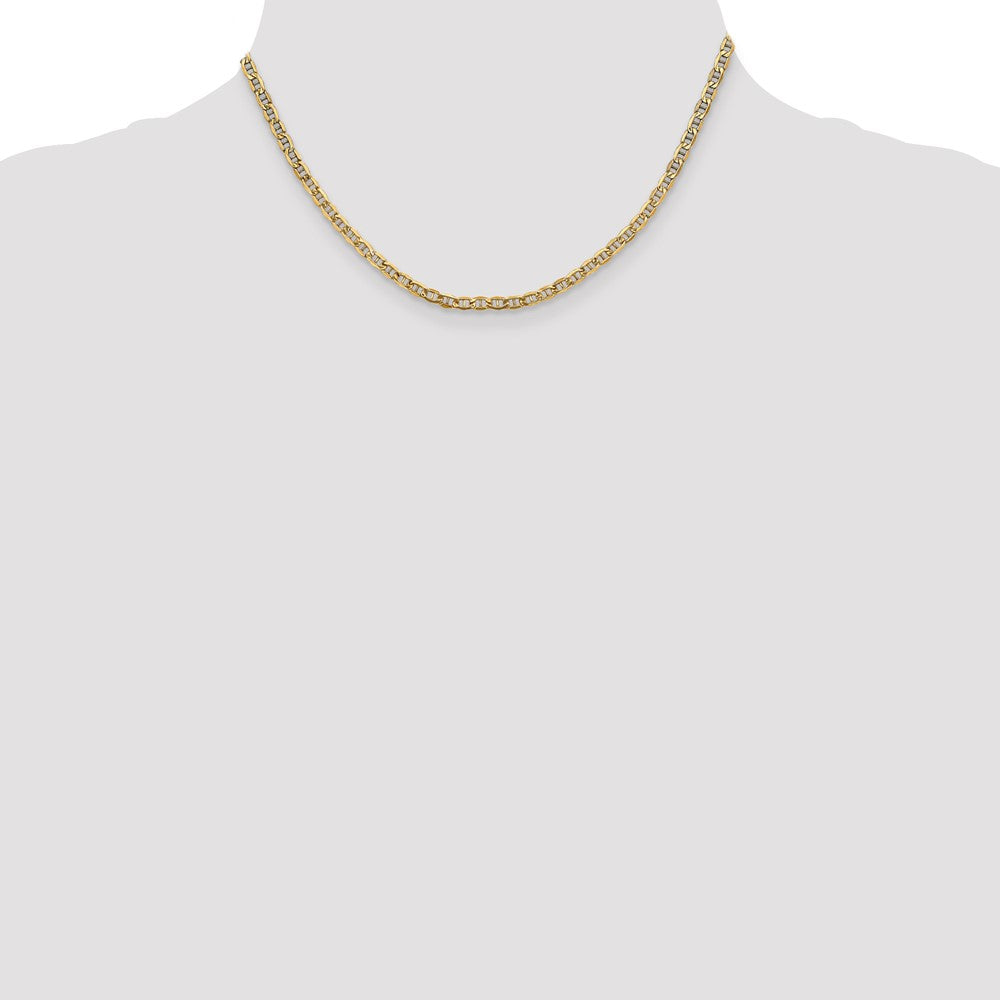 14k 3.2mm Semi-Solid Anchor Chain - Product Photo