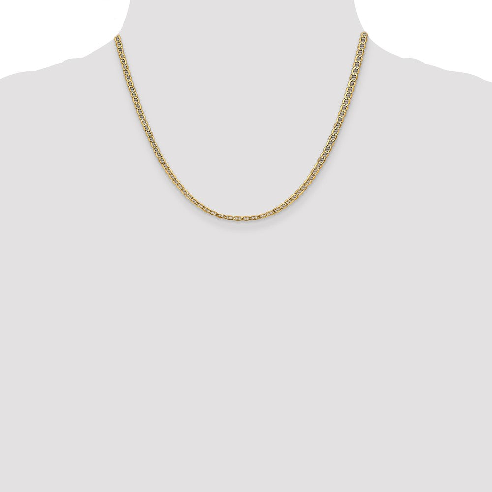 14k 3.2mm Semi-Solid Anchor Chain - Product Photo